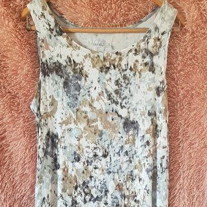 LOGO Layers by Lori Goldstein Printed Knit Tank
